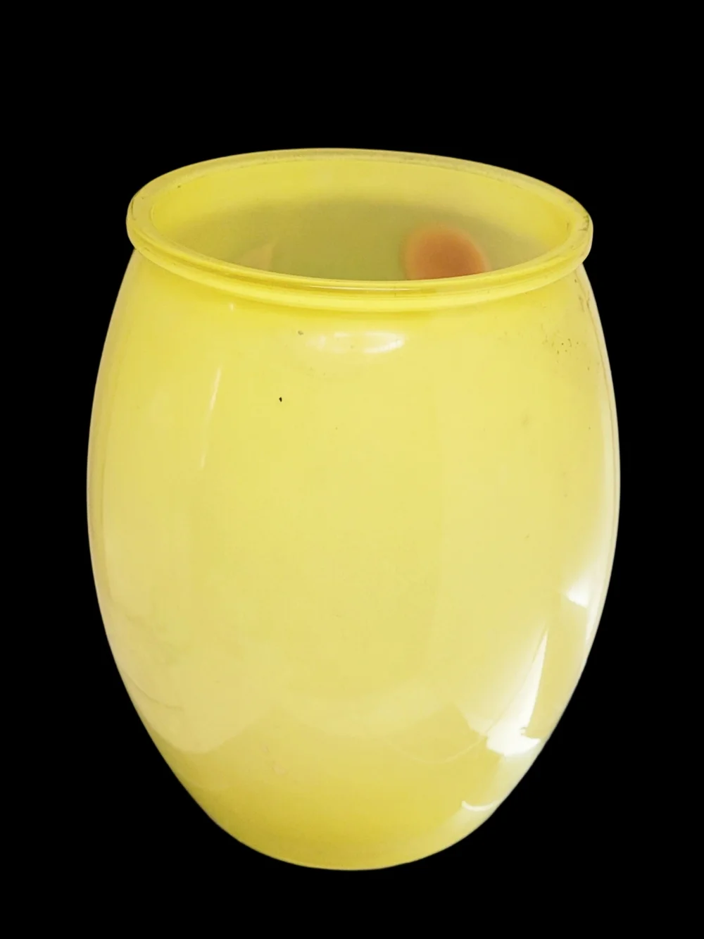 1960s Vintage Bartlett Collins Handpainted Glass Cookie Jar